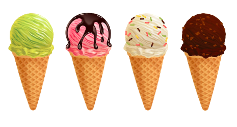 Obtener una cucharada de helado